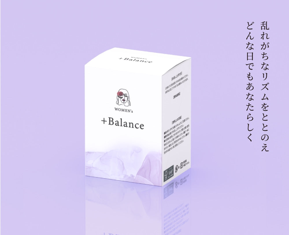 【WOMEN's】 +Balance(スティックタイプドリンク)