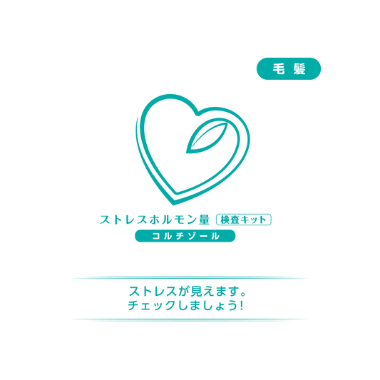 【あすか製薬】男女兼用 ホルモン検査 毛髪で測るストレスホルモン測定キット